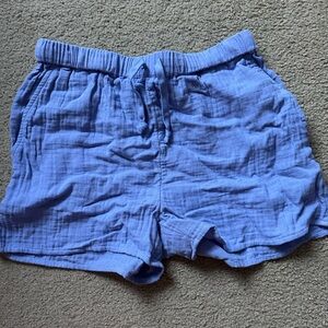 Wilfred High Waist Blue Shorts